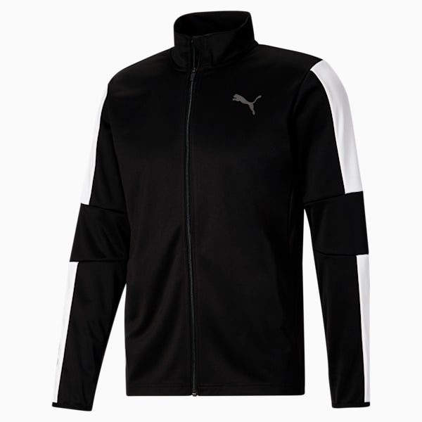 Black puma coat hotsell