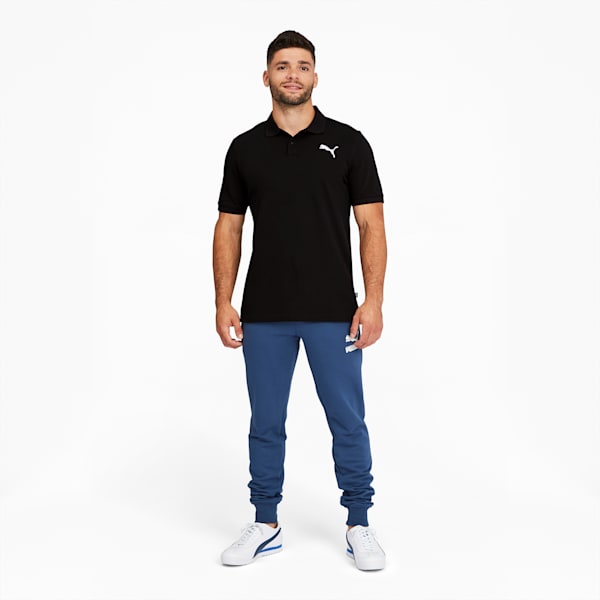 Essentials Men's Pique Polo, Cotton Black-Cat, extralarge