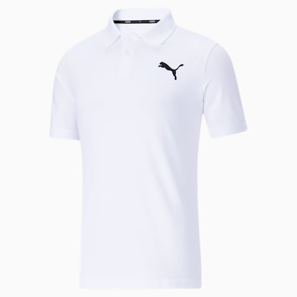 Essentials Men's Pique Polo, Puma White-Cat, extralarge