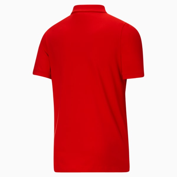 Camiseta tipo polo de piqué Essentials para hombre, High Risk Red, extralarge