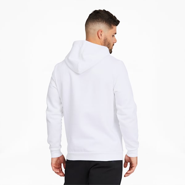 Big Logo Men's Hoodie, Puma White, extralarge