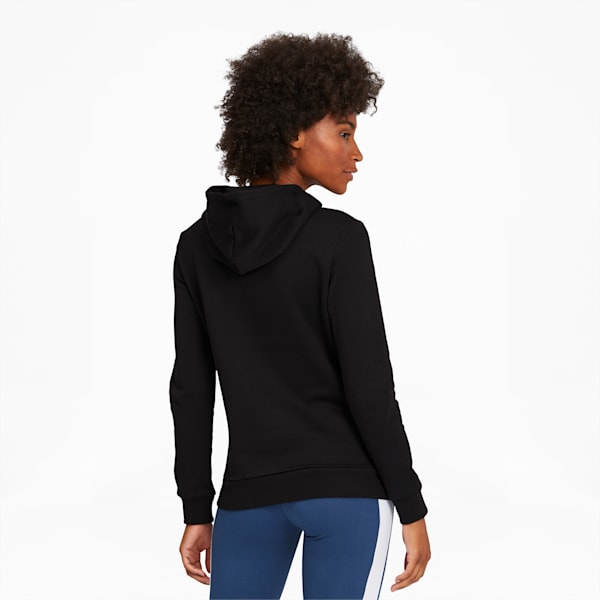 Essentials Women's Logo Hoodie, Cotton Black, extralarge