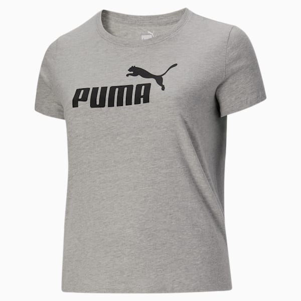 Essentials Women's Logo Tee PL, Light Gray Heather, extralarge