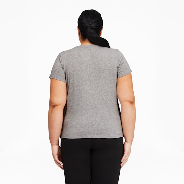 Essentials Women's Logo Tee PL, Light Gray Heather, extralarge