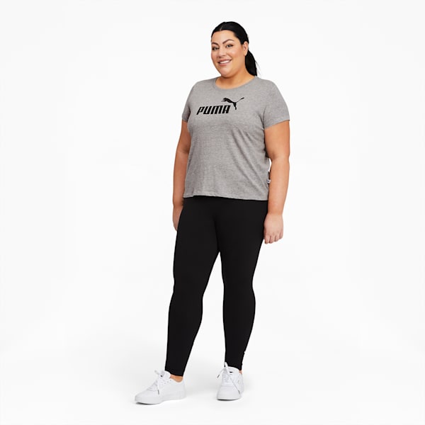 Essentials Women's Logo Tee PL, Light Gray Heather, extralarge