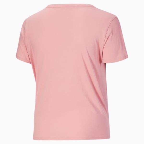 Essentials Women's Logo Tee PL, Bridal Rose-Puma White, extralarge