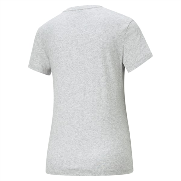 Camiseta Essentials con logo para mujer, Light Gray Heather