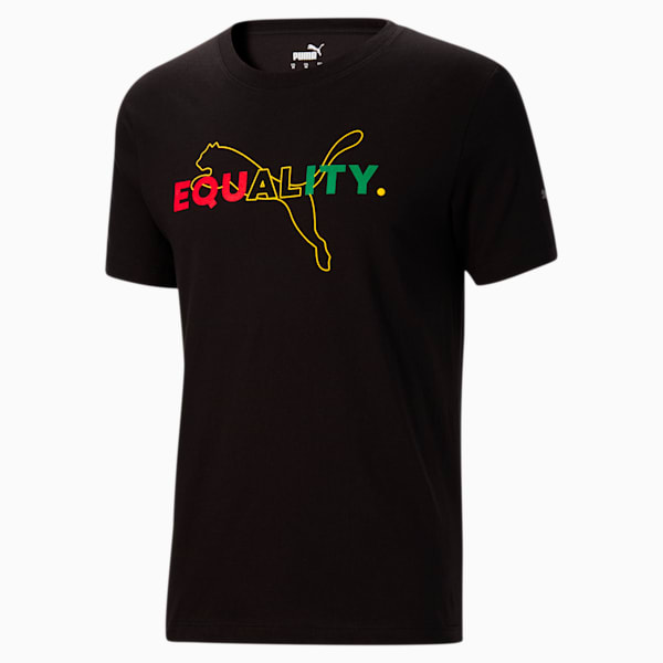 Black History Month Men's Tee, Puma Black, extralarge