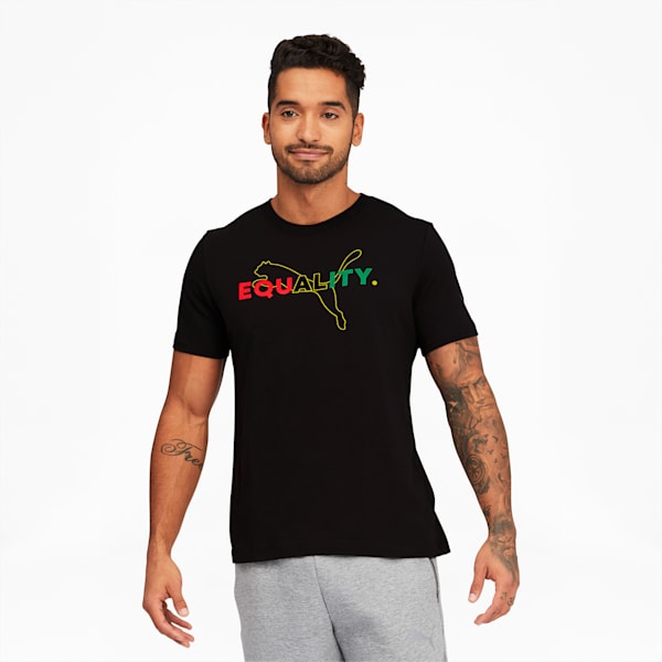 Black History Month Men's Tee, Puma Black, extralarge