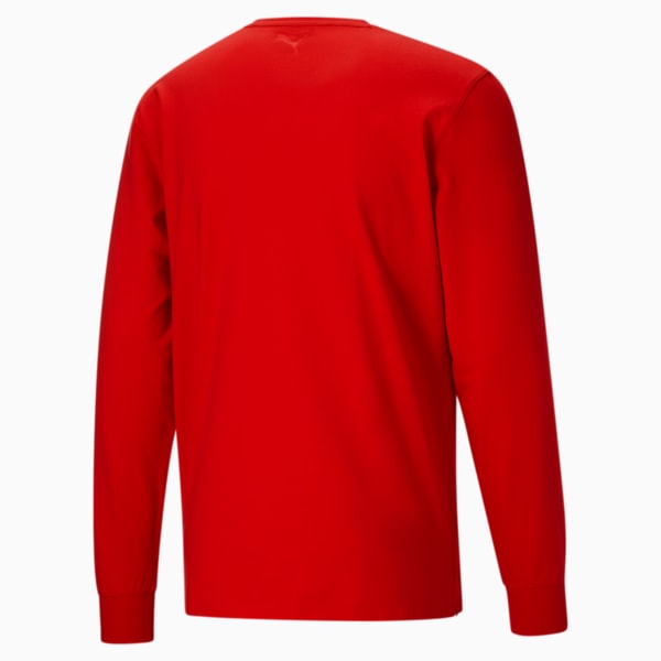 NYC Men's Long Sleeve Tee, High Risk Red, extralarge