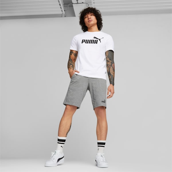 Camiseta con logo Essentials para hombre , Puma White