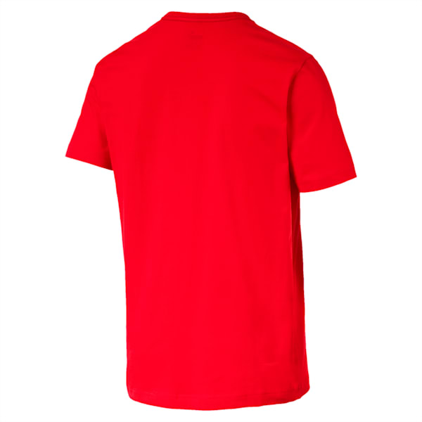 Essentials Men's Logo Tee, Puma Red, extralarge