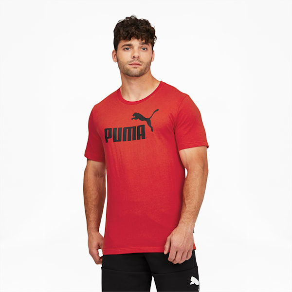 Essentials Men's Logo Tee, High Risk Red, extralarge
