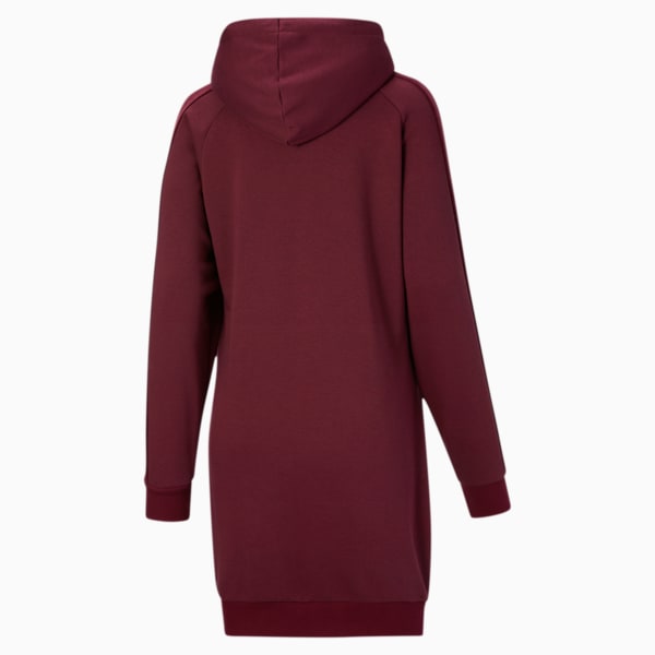 Modern Basics Women's Dress, Burgundy-Silver, extralarge