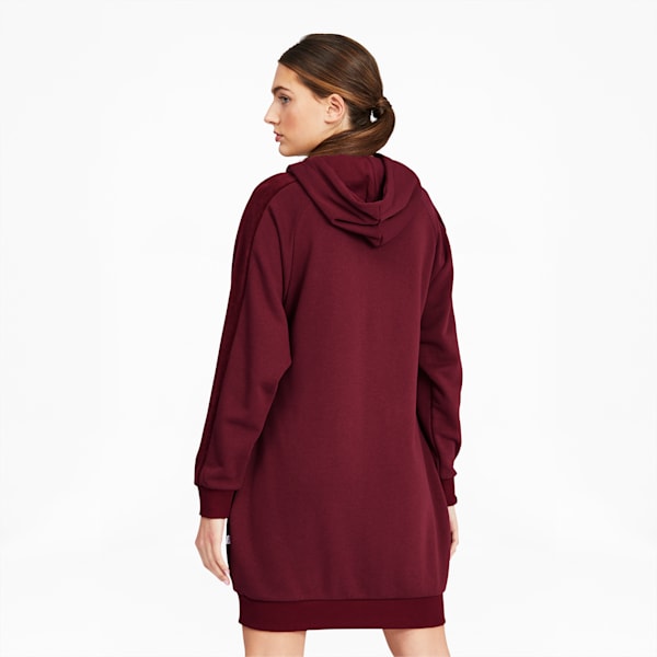 Modern Basics Women's Dress, Burgundy-Silver, extralarge