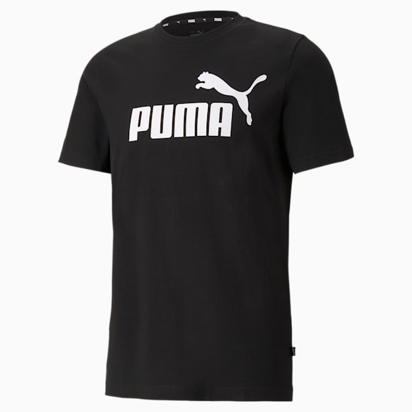 Essentials Logo Men's Tee, Puma Black, extralarge-GBR