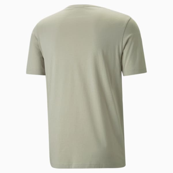 Essentials Men's Logo Tee, Pebble Gray
