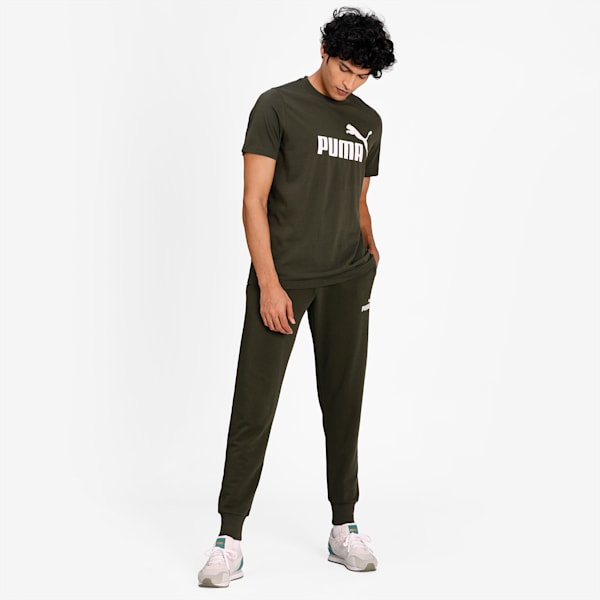Logo Men's Regular Fit T-shirt, Forest Night, extralarge-IND
