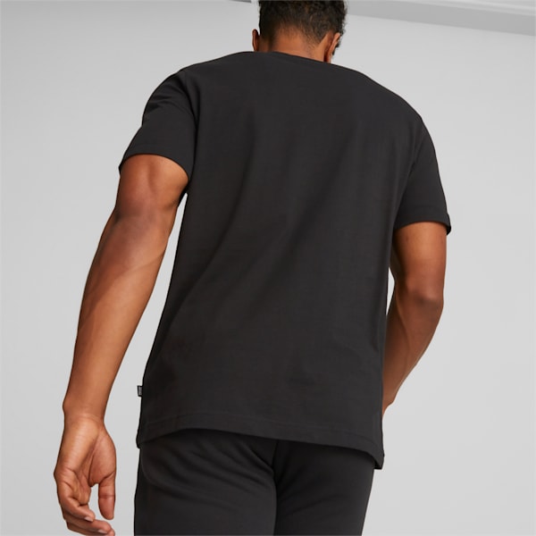 Essentials Small Logo Regular Fit Men's  T-shirt, Puma Black, extralarge-IND