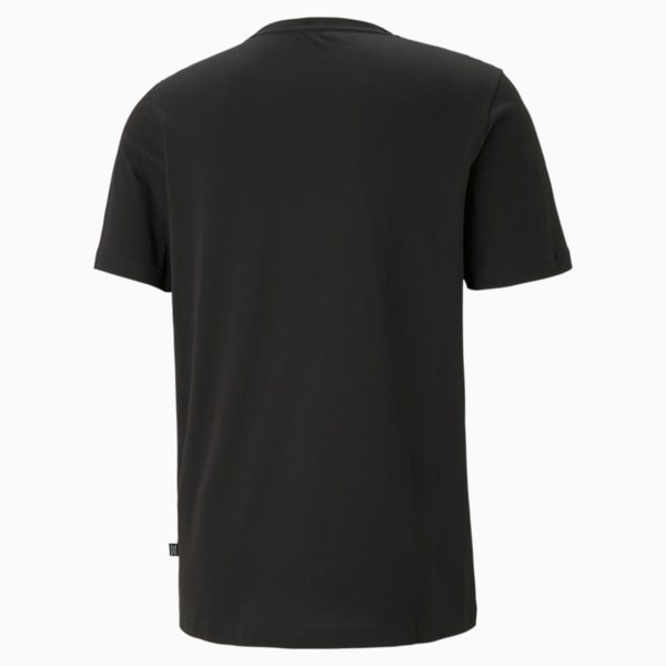 Essentials Small Logo Tee Men, Puma Black-Cat