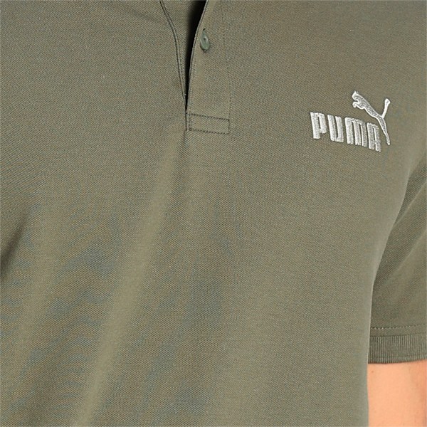 Essentials Pique Men's Regular Fit Polo Shirt, Grape Leaf, extralarge-IND