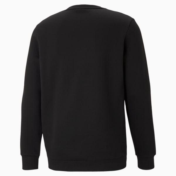 Essentials Big Logo Crew Regular Fit Men's Sweatshirt, Puma Black, extralarge-IND