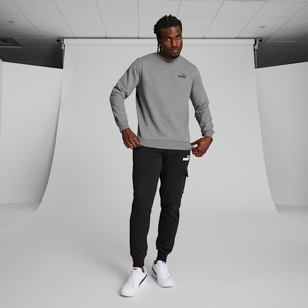 Essentials Small Logo Crew Neck Men's Sweatshirt | PUMA