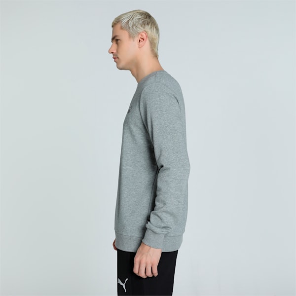 Small Logo Men's Sweatshirt, Medium Gray Heather, extralarge-IND