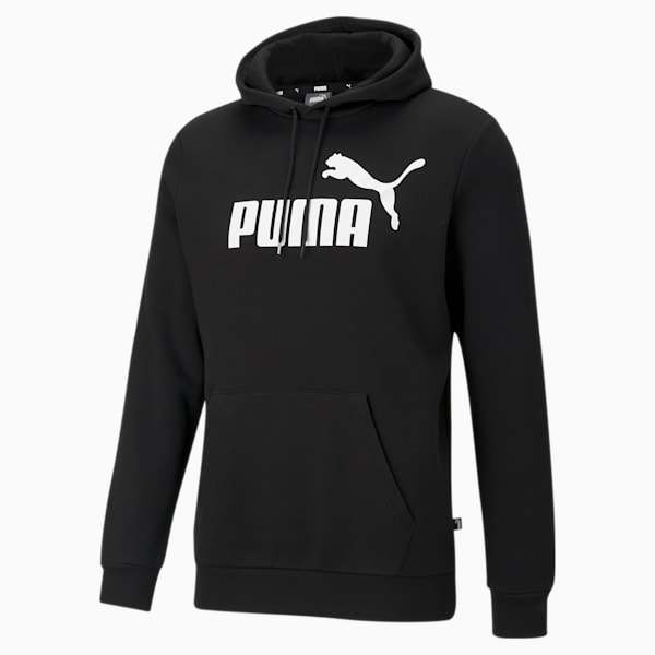 Essentials Big Logo Hoodie Men, Puma Black, extralarge