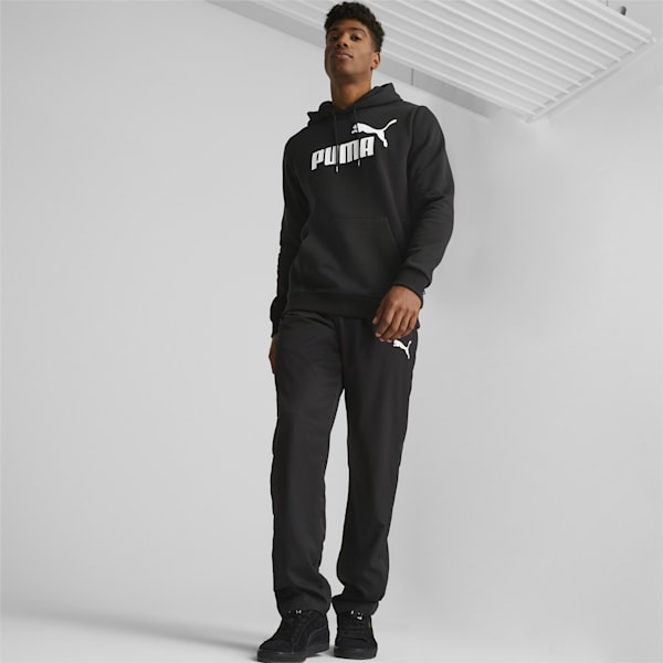 Big Logo Regular Fit Men's Hoodie, Puma Black, extralarge-IND