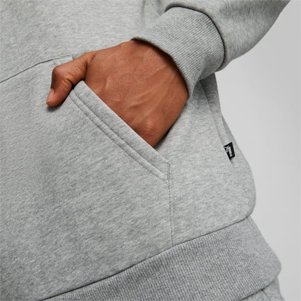 Big Logo Regular Fit Men's Hoodie, Medium Gray Heather, extralarge-IND