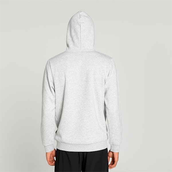 Big Logo Regular Fit Men's Hoodie, Light Gray Heather, extralarge-IND