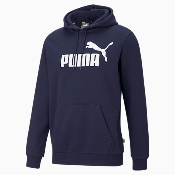 Essentials Big Logo Hoodie Men, Peacoat, extralarge