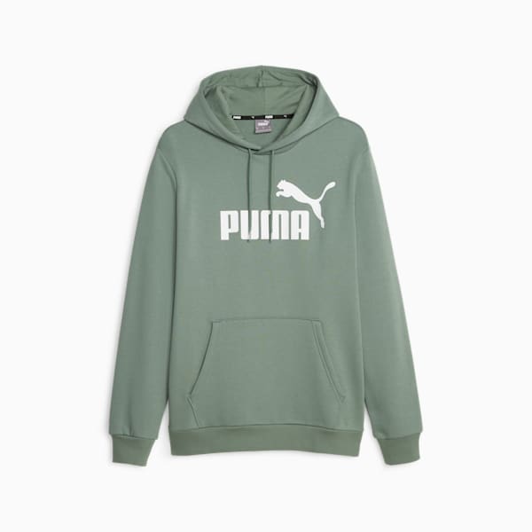 Sudadera con gorra con logotipo grande para hombre Essentials, Eucalyptus, extralarge