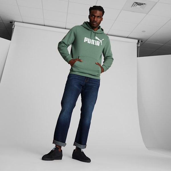 Essentials Men's Big Logo Hoodie, Eucalyptus, extralarge