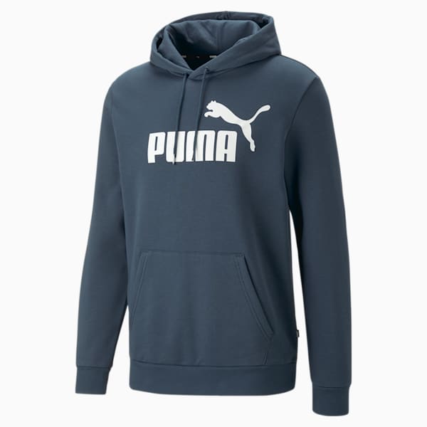 Essentials Big Logo Hoodie Men, Dark Night, extralarge-GBR