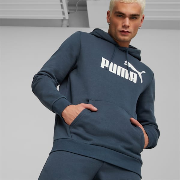 Essentials Big Logo Hoodie Men, Dark Night, extralarge-GBR