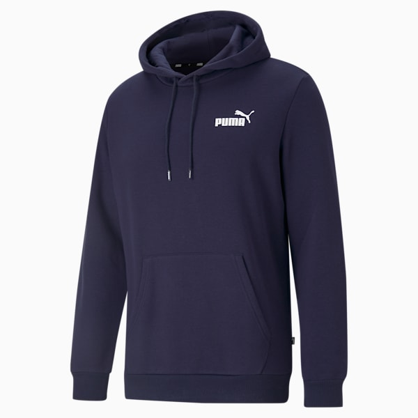 Essentials Small Logo Men's Hoodie, Peacoat, extralarge