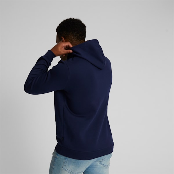 Sudadera con capucha y logo pequeño Essentials para hombre, Peacoat-Cat