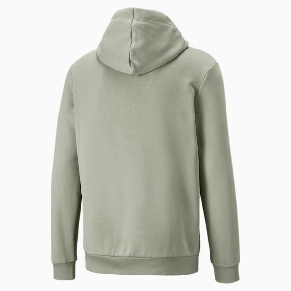 Sudadera con capucha y logo pequeño Essentials para hombre, Pebble Gray, extralarge