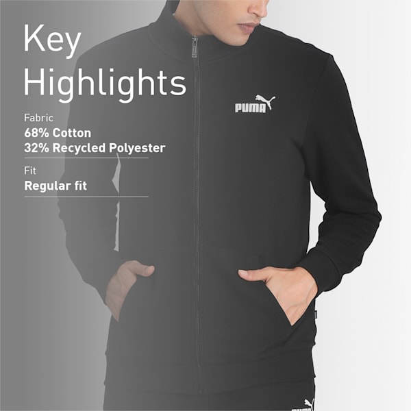 Puma men's discount polyester track jacket