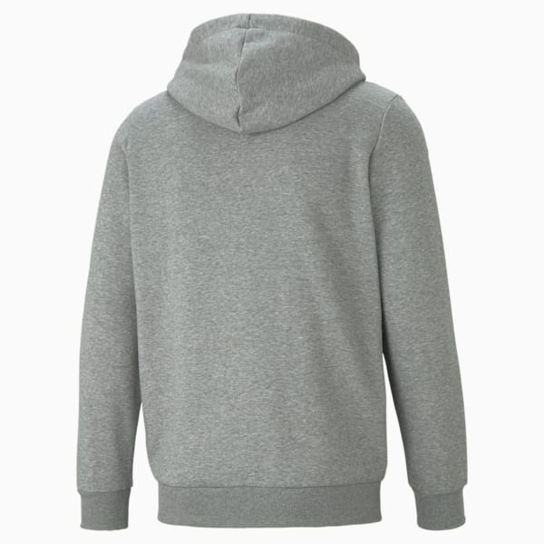 Essentials Full-Zip Logo Hoodie Men, Medium Gray Heather, extralarge