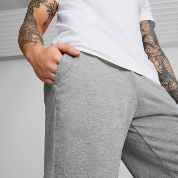 Essentials Jersey Men's Shorts, Medium Gray Heather, extralarge-GBR