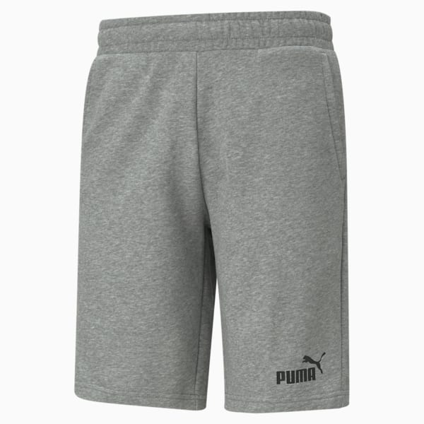 Shorts Essentials para hombre, Medium Gray Heather, extralarge