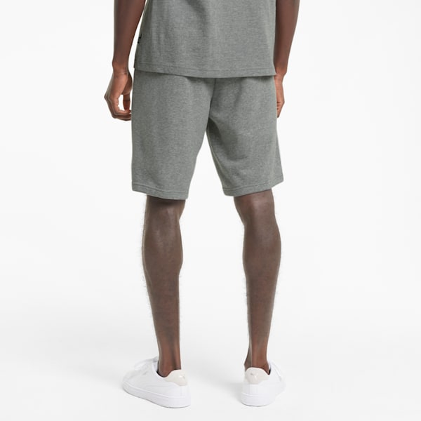Shorts Essentials para hombre, Medium Gray Heather, extralarge