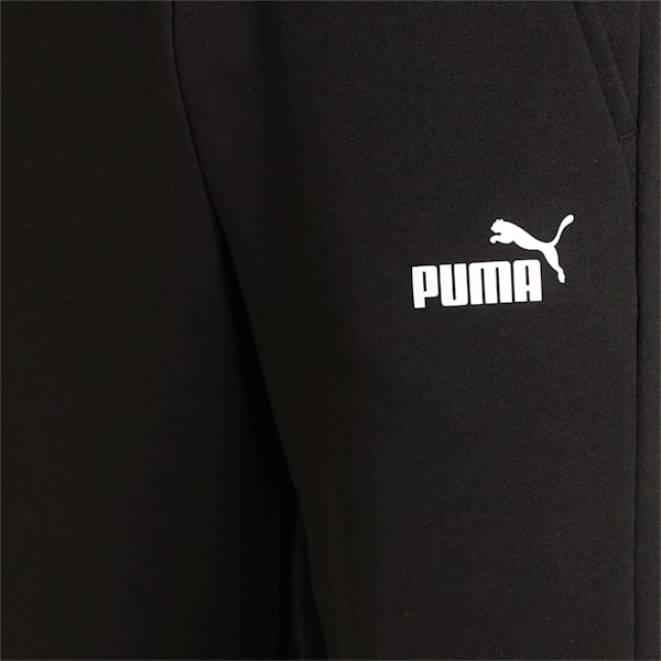 Logo Men's Regular Fit Knitted Pants, Puma Black, extralarge-IND