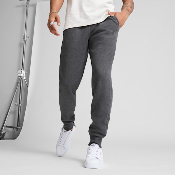Essentials Logo Men's Sweatpants, Dark Gray Heather, extralarge