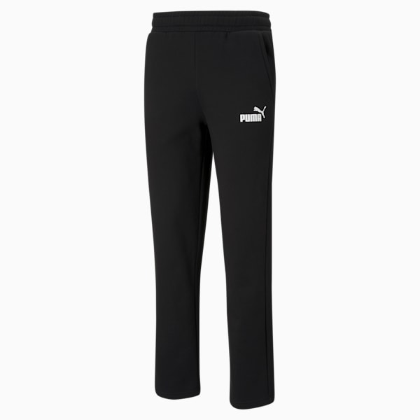 Essentials Logo Men's Pants, Puma Black, extralarge