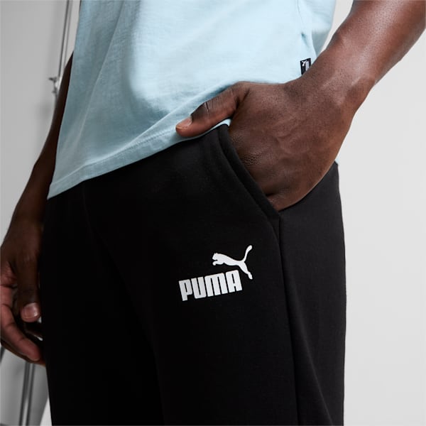Essentials Logo Men's Pants, Puma Black, extralarge