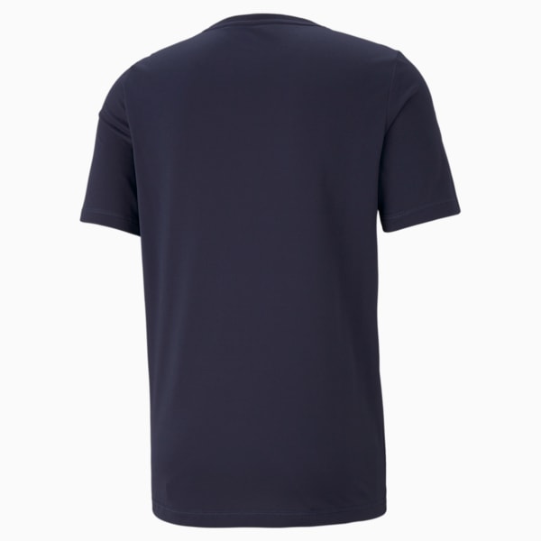Active Small Logo Regular Fit Men's T-shirt, Peacoat, extralarge-IND